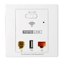 TOTOLINK WA300 In Wall Wireless Acess Point